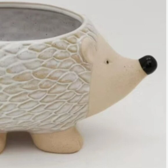 Hedgehog ceramic ~ Planter ~ Vase ~ used for candy or decoration NEW - Picture 9 of 9